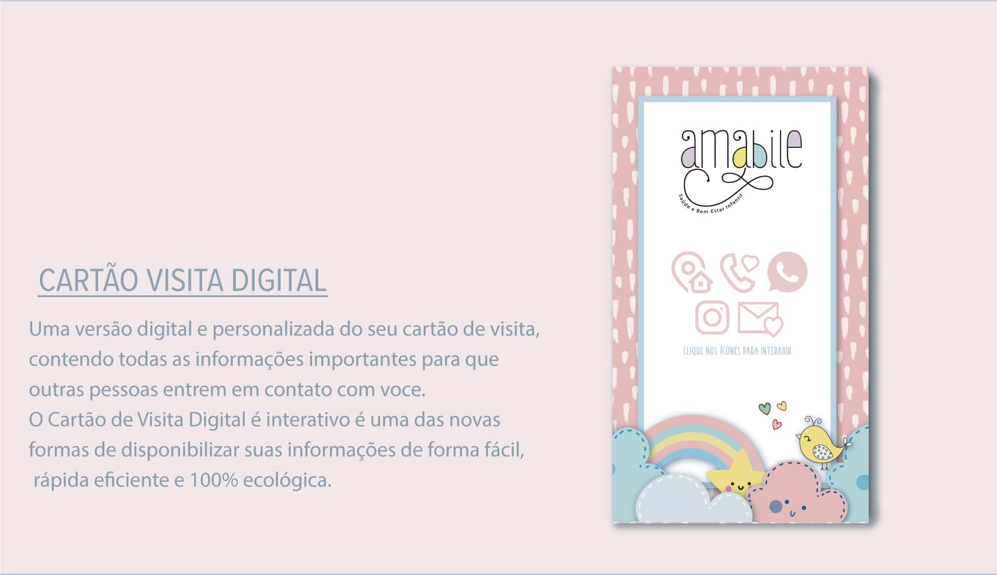 cartão digital personalizado
