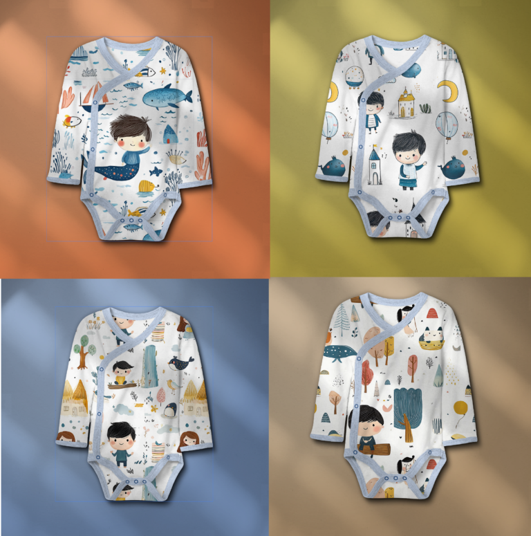 design de estampas para baby body