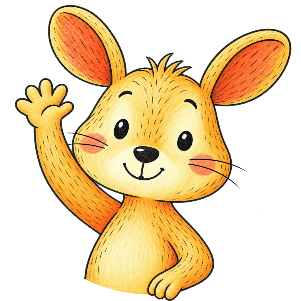 Leo, o mascote canguru do Baby Kangoo